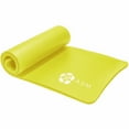 thumbnail image 2 of AUM High Density HD Foam Tech Yoga Exercise Mat - 72" x 24" x 1/2" - Yellow, 2 of 2