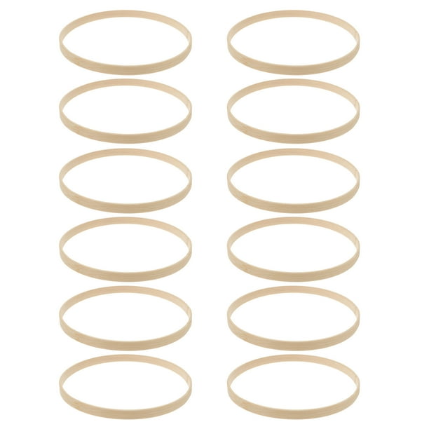 Dream Catcher Hoops Rings Hoop Ring Bamboo Wooden Macrame Crafts Wood