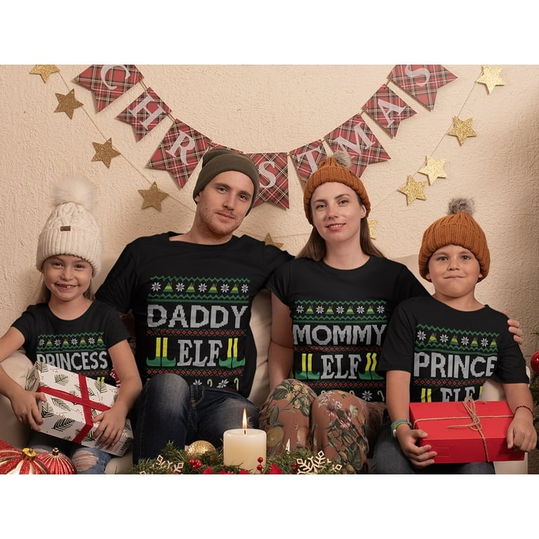Princess Elf Shirt Gift Funny Family Matching Elf Christmas T-Shirt Princess Elf Shirt Gift Funny Family Matching Elf Christmas T-Shirt
