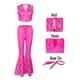 thumbnail image 1 of Trajes De Niña Rosa Barbie Adulto Conjunto De Ropa Disfraz De Halloween Fiesta Película Misma, 1 of 3
