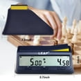 thumbnail image 4 of LEAP Professional Digital Chess Timer with Countdown, Bonus, Delay, and Alarm Features - Dark Blue PQ9917, Battery Not Included, 4 of 6