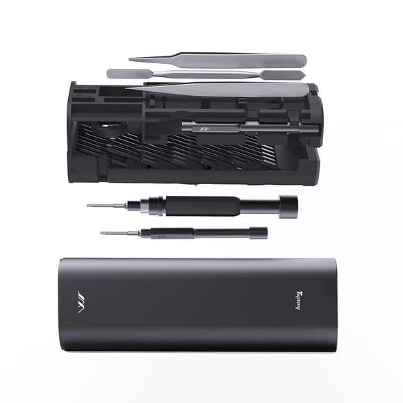 Precision Screwdriver Set 60-Pieces Hobby and Repair Set DIY PC Phone Hardware Electronic Devices Repair Watch Portable Compact 4mm Bits Slim Rotating Screwdriver Tweezers