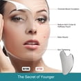 thumbnail image 4 of Stainless Steel Gua Sha Facial Tool, Metal Gua Sha Massage Tool For Face And Body, Lymphatic Drainage, Facial Tension, Durable Stainless Steel Gua Sha Tool With Box - Mother's Day Gift, 4 of 5