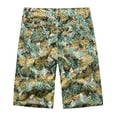 thumbnail image 2 of SSLR Mens Shorts Causal Flat Front Hawaiian Summer Shorts, 2 of 8