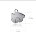 thumbnail image 4 of Dayna Designs Kansas State Wildcats Team Logo Silver Post Earrings, 4 of 6