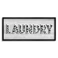 thumbnail image 2 of Stupell Industries Laundry Typography Sign Floral Patterns Minimal Graphic Art White Framed Art Print Wall Art, 13x30, by Jo Taylor, 2 of 5