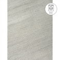 thumbnail image 6 of FH Home Machine Washable Area Rug - Hand Woven, Stain Resistant, Pet Friendly - Premium Recycled Polyester Yarn - Solid - Kitchen, Bathroom, Laundry Room - Kingscote - Ivory - 3 x 5 ft, 6 of 7