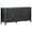 Black, variant on imerelez Accent Storage Cabinet Sideboard Wooden Cabinet with Metal Handles for Hallway, Entryway, Living Room
