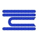 thumbnail image 1 of Greeniant Paquete de 44 tiras reflectantes en forma de U, calcomanía autoadhesiva para bicicleta, instalación práctica, pegatinas de seguridad para la Patinetes eléctricos Azul Greeniant OD000564-02, 1 of 6