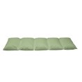thumbnail image 2 of Irish Floor Pillow Lounger Cover, Classical Argyle Diamond Line Pattern with Crosswise Lines Old Fashioned, Nap Mat Printed Fabric Case for 5 Pillows, 88" x 36", Green Pale Green White, by Ambesonne, 2 of 5