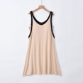 thumbnail image 7 of ZyeKqe Sleep Shirts for Women Sleeveless Crewneck Nightgown with Bulit in Bras Soft Comfy Loungewear Mini Dress, 7 of 7
