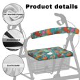 thumbnail image 5 of HELLHERO Chicken Walker Seat Cushion Cover Non-Slip Cover Easy Fit Stretchable Material Walker Seat Covers Removable for The Elderly, Happy Easter, 5 of 7