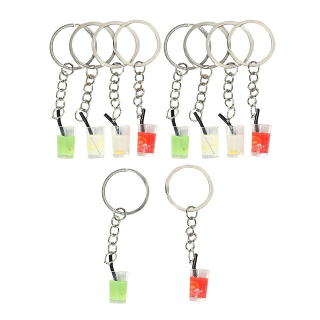 10 Uds Zulema Colgantes Decoración Llavero Pulsera Bebidas Lindo Llavero
