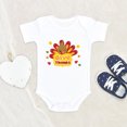 thumbnail image 2 of Newbabywishes - Cute Give Thank Turkey Baby Clothes for Boys and Girls - Thanksgiving Baby Clothing, 2 of 4