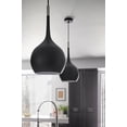 thumbnail image 6 of One Light Medium Pendant In Transitional-Modern-Scandinavian Style 12 Inches Wide By 23 Inches High-Black/Polished Nickel Finish Hinkley Lighting, 6 of 22