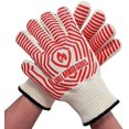 thumbnail image 3 of Grill Armor Oven Gloves - Extreme Heat Resistant EN407 Certified 800°C - Cooking Mitts for BBQ, Grilling, Baking, Camping, Fire Pit, Cast Iron, Smoker, Pizza & More - Indoor & Outdoor - Red, 3 of 7