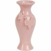 Flower W/butterfly Vase-pink