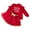 C105/Red, variant on Vividxx Girls Clothes Sets Christmas Girls Outfits 2 Piece Set Long Sleeve Tops With Letter Print And Skirts Toddler Party Wear Casual Holiday Dresses For Baby 3-4 Years