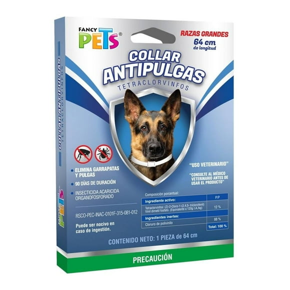 Collar Antipulgas Fancy Pets Razas Grandes 1 Pieza de 64 cm