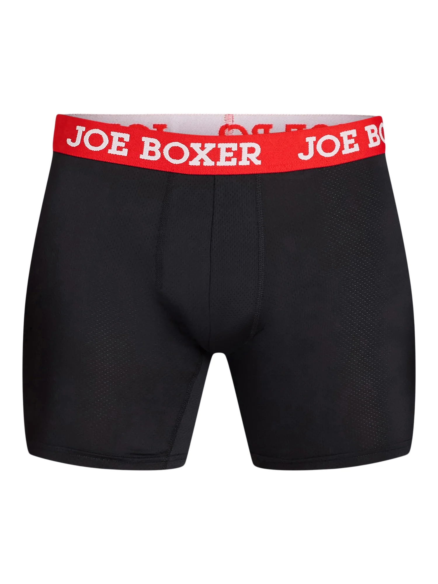 Joe Boxer Men's Boxer Briefs 4-Pack - Comfortable Cotton Underwear In Black (XX-Large)