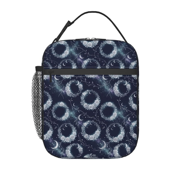 Flower Lunch Bag,Lunch Box For Women Men,Reusable Insulated Lunch Tote,Leakproof Lunch Cooler For Work,Picnic,Camping