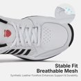 thumbnail image 4 of Zapato de Tenis K-Swiss 14 M Blanco/Negro/Rojo Marte, 4 of 7