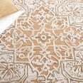 thumbnail image 6 of SAFAVIEH Trace Mia Medallion Area Rug, Gold/Ivory, 6' x 6' Round, 6 of 8