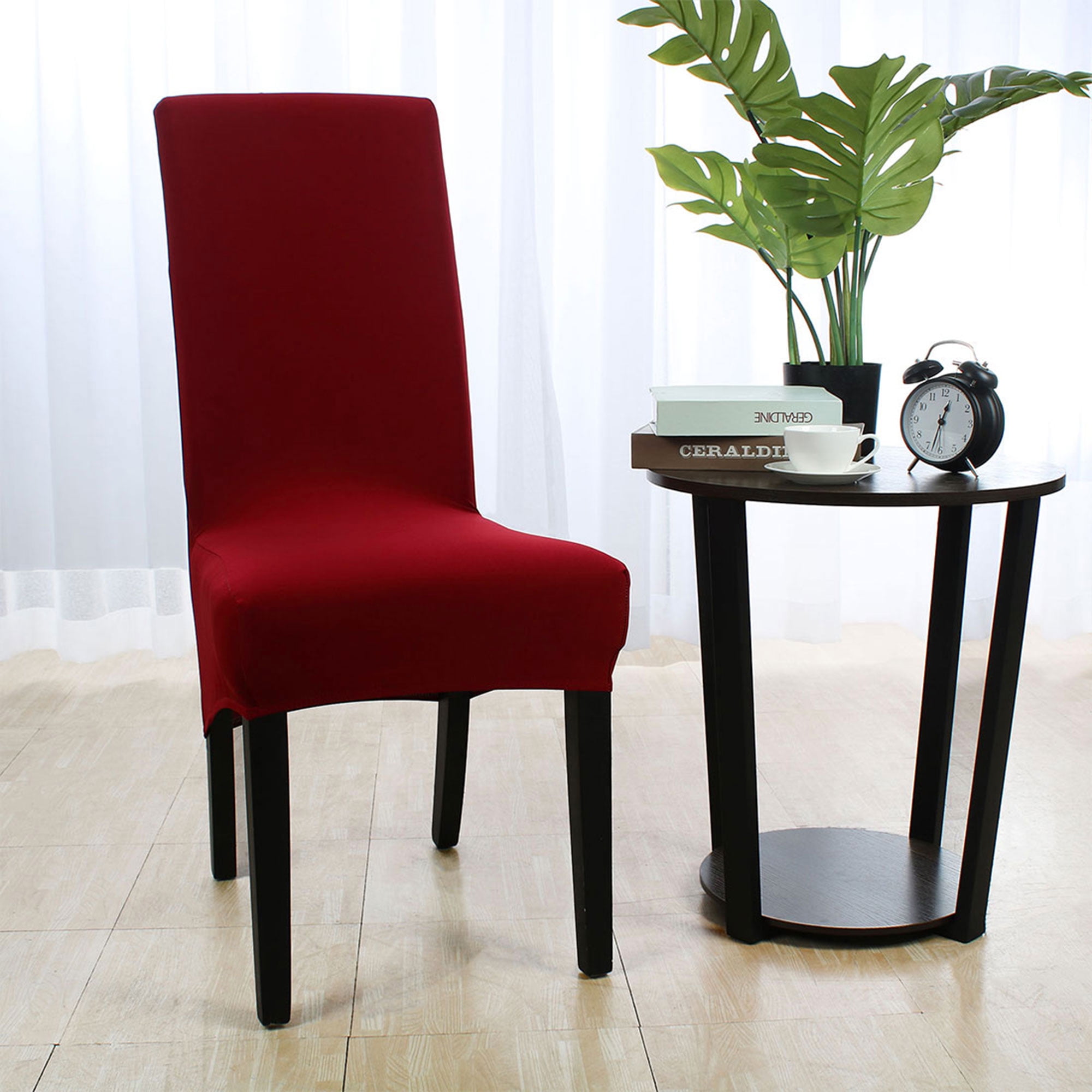 Spandex Stretch Dining Chair Covers Protector Washable Seat Slipcover