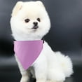 thumbnail image 4 of Adjustable Pet Triangle Towel - Soft Solid Color Neck Scarf for Puppies and Dogs, 4 of 8