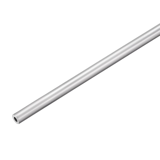 Tubería redonda recta de aluminio sin costura Unique Bargains 6063 de 30 cm 0.12 pulgadas x 0.24 pulgadas
