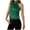 Green, variant on Women's Halter Tank Tops Satin Silk Backless Sleeveless Summer Camisole Going Out Top (Red, S)