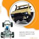 thumbnail image 5 of Kits de neumáticos de goma Ounissouiy para Motor Frame370 chasis camioneta semirremolque 1/16 WPL C14 RC, 5 of 6