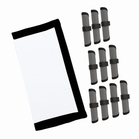 High Visibilities Tackle Storage Bag with 10pcs Rod Protectors Easy Identification