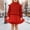 v#845Red1740, variant on HAYIMI Kids Outfit Sets Girls Sweater Children Crewneck Dress Two Piece Puffy Skirt Autumn/winter Cozy Cartoon Clothes Sets