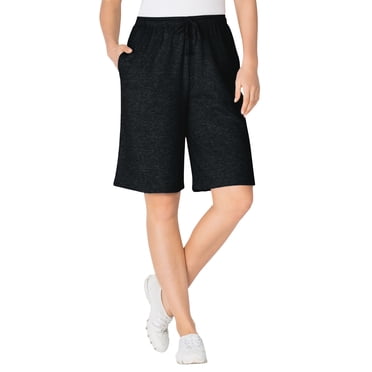 Woman Within Plus Size Sport Knit Short Shorts