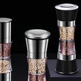 thumbnail image 4 of Mosiee Corrosion Resistant Stainless Steel Salt And Pepper Grinder 2 In 1 Spice Mill, 4 of 9
