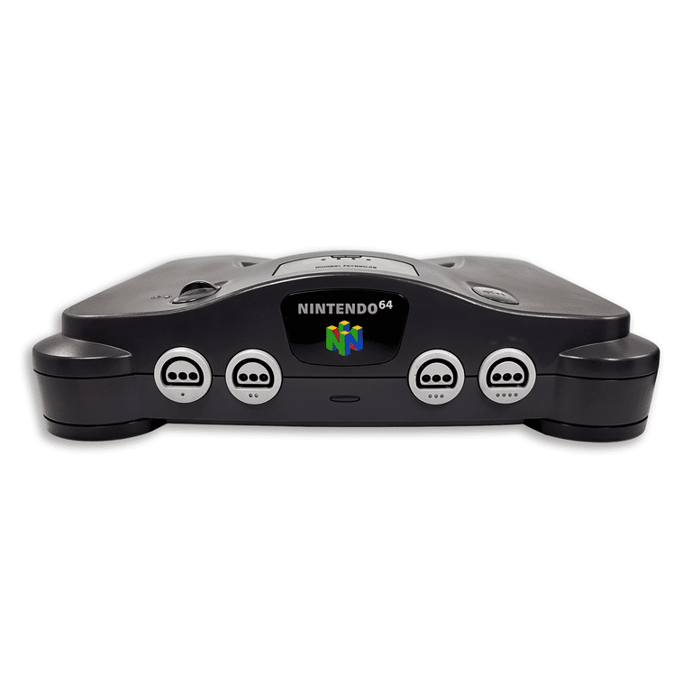 Restored Nintendo 64 N64 Game System with Expansion Pak and 4 Pack