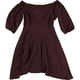 thumbnail image 2 of bar III Vestido ajustado y acampanado para mujer, rojo, 0, 2 of 2