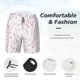 thumbnail image 3 of Fotbe Breast Cancer Awareness (4) Traje de Baño para Hombre – Shorts de Natación de Secado Rápido con Forro y Bolsillos-Medium, 3 of 6