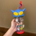 thumbnail image 4 of Crayon Shinxia 2024 taza de agua para niños, taza de paja de escritorio para estudiantes de aspecto alto para niñas, taza de plástico tritan, 4 of 5