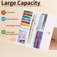 thumbnail image 3 of GAEKEAO Slim Wallet for Women RFID Blocking long Ladies Bifold Card Holder with Zipper Coin Pocket and Multiple Card Slots, 3 of 8