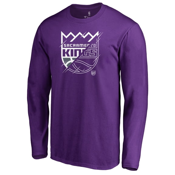 Men's Purple Sacramento Kings X-Ray Long Sleeve T-Shirt