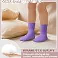 thumbnail image 4 of 15 Pairs Toddler Socks for Girls Non-Slip Crew Anti Slip Sticky Socks With Grips for 1-7 Years Kids Preschool Girls, 4 of 5