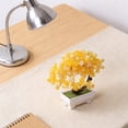 thumbnail image 6 of Fake Plants Small Artificial Bonsai Tree for Home Decor Living Room Bathroom Bookshelf Entryway Table Wall Shelf Modern Farmhouse Decor, 7.8" Tall, 6 of 6