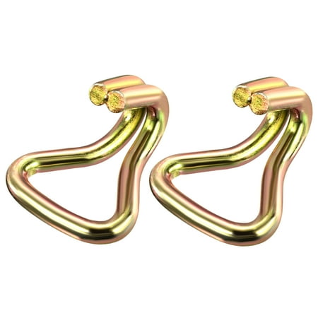 

Uxcell 50mm Pack of 2 Double J Strap Hooks High Load