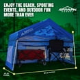 thumbnail image 3 of Caravan Canopy Skybox 3.2' x 6.5' Instant Multipurpose Steel Sport Shelter, Blue, 3 of 10