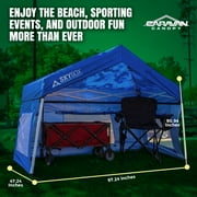 Caravan Canopy Skybox 3.2' x 6.5' Instant Multipurpose Sport Shelter, Blue