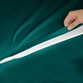 thumbnail image 6 of DNG Creations 5 Piece Zipper Sheet Set - Include (1 Elastic Fitted Sheet , 1 Base Sheet has Zipper, 1 Flat Sheet And 2 Pillowcase) 24 Inch Deep Pocket ( Solid Teal - Twin XL ), 6 of 7