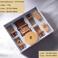 thumbnail image 7 of JWQFBC High Quality DIY Dollhouse Mini Living Room Bedroom Kitchen Set Wooden Furniture Dining room set, 7 of 7