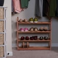 thumbnail image 3 of Household Essentials Cedar Shoe Rack, 3 of 4